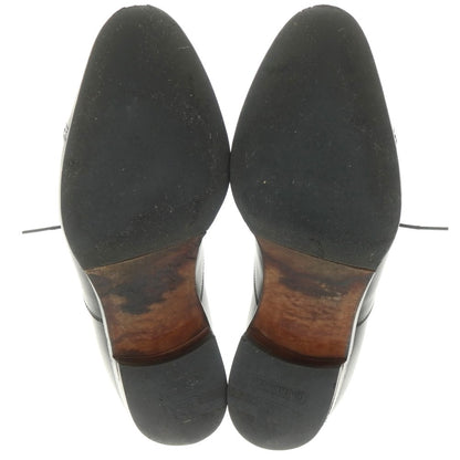 [Used] RENDO Quarter Brogue Dress Shoes Black [7.5] [Condition Rank C] [Men&