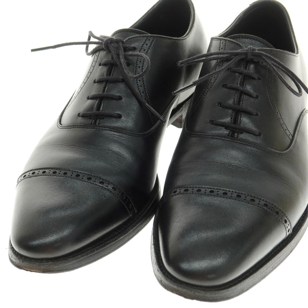 [Used] RENDO Quarter Brogue Dress Shoes Black [7.5] [Condition Rank C] [Men&