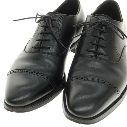 [Used] RENDO Quarter Brogue Dress Shoes Black [7.5] [Condition Rank C] [Men&