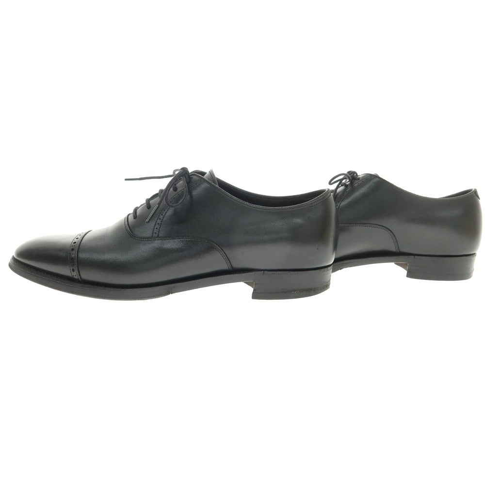 [Used] RENDO Quarter Brogue Dress Shoes Black [7.5] [Condition Rank C] [Men&