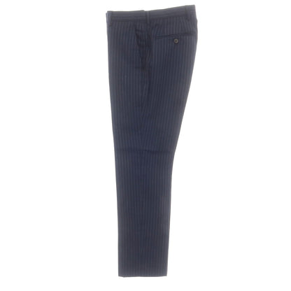【中古】ファブリック トウキョウ FABRIC TOKYO ウール ストライプ 2つボタンスーツ ネイビー【 表記なし（S位） 】【 状態ランクB 】【 メンズ 】