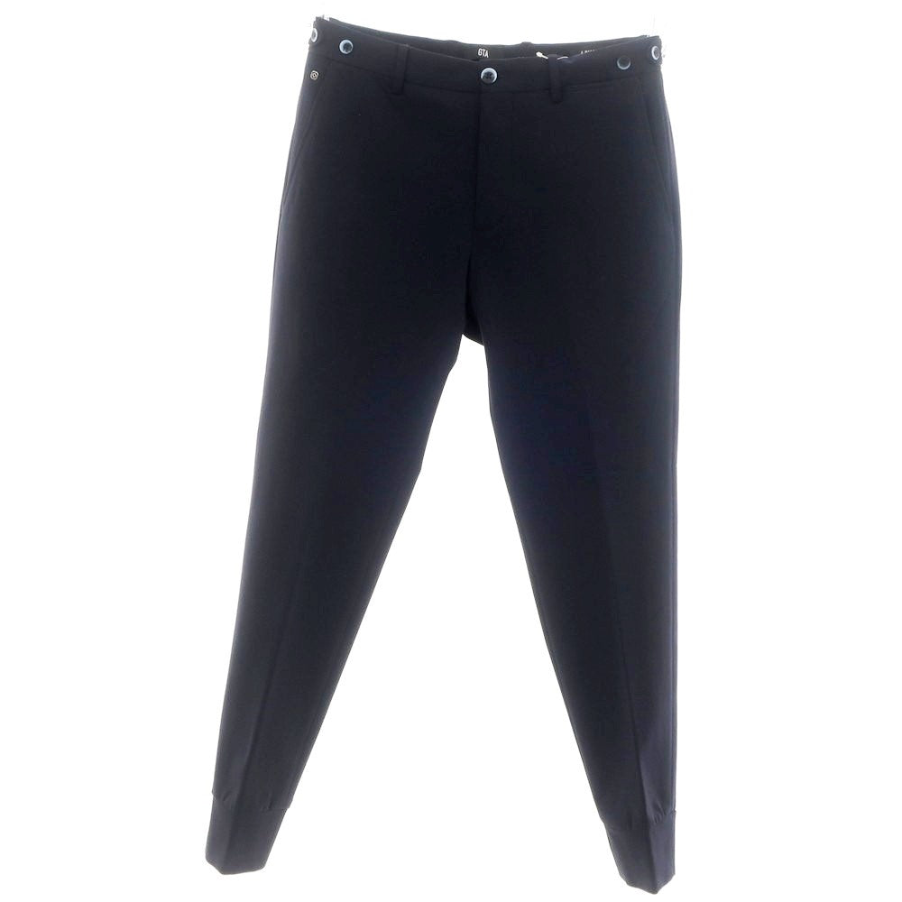 【中古】ジーティーアー G.T.A ジャージーコットンナイロン リブパンツ ネイビー【 46 】【 状態ランクA 】【 メンズ 】