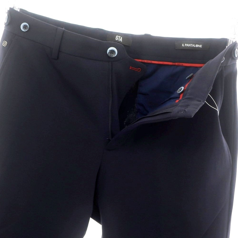 【中古】ジーティーアー G.T.A ジャージーコットンナイロン リブパンツ ネイビー【 46 】【 状態ランクA 】【 メンズ 】