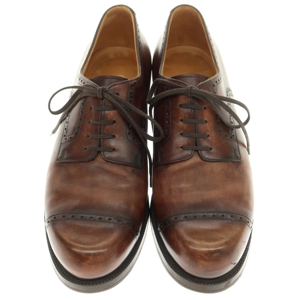 [Used] Fratelli Giacometti F.LLI Giacometti FG192 Quarter Brogue Dress Shoes Brown [42] [Condition Rank B] [Men&