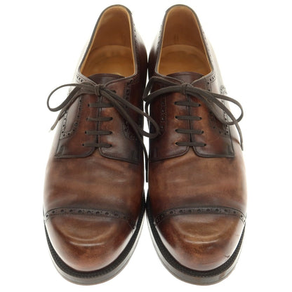[Used] Fratelli Giacometti F.LLI Giacometti FG192 Quarter Brogue Dress Shoes Brown [42] [Condition Rank B] [Men&