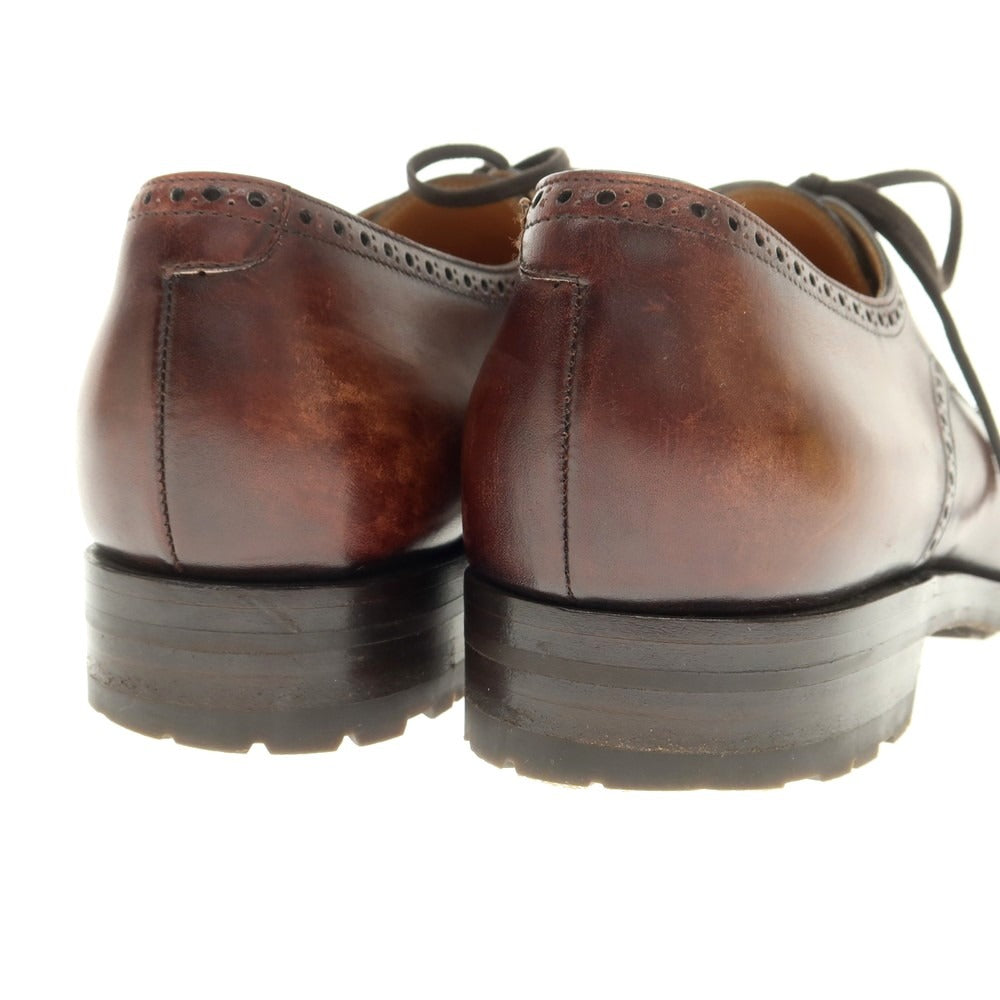 [Used] Fratelli Giacometti F.LLI Giacometti FG192 Quarter Brogue Dress Shoes Brown [42] [Condition Rank B] [Men&