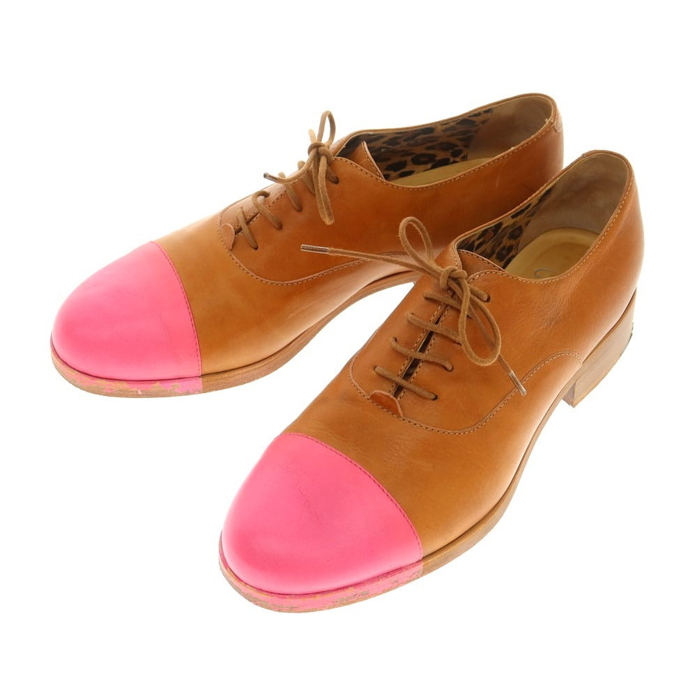 [Used] Elsa United Arrows special order straight tip shoes light brown x pink [40.5] [Condition rank B] [Men&