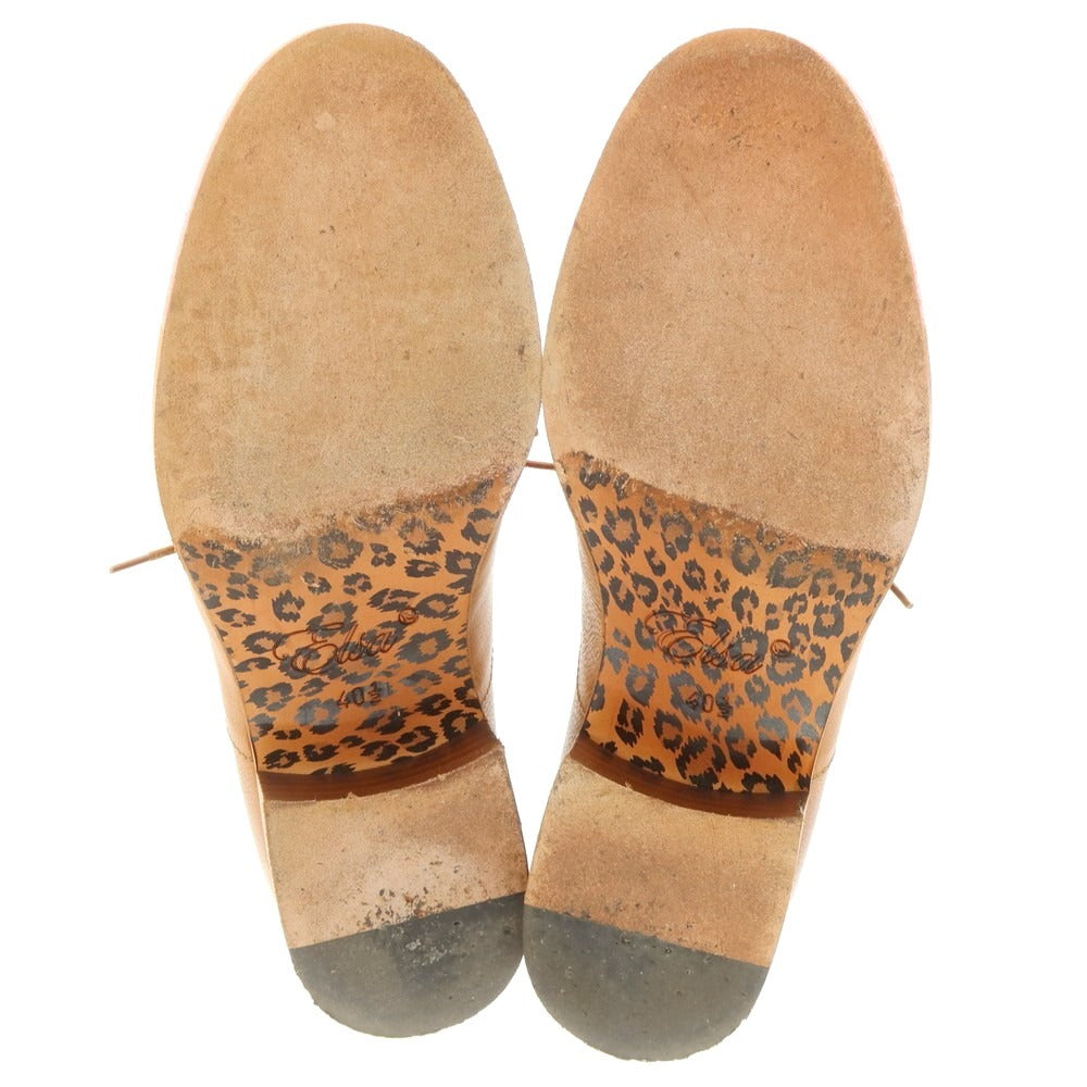 [Used] Elsa United Arrows special order straight tip shoes light brown x pink [40.5] [Condition rank B] [Men&