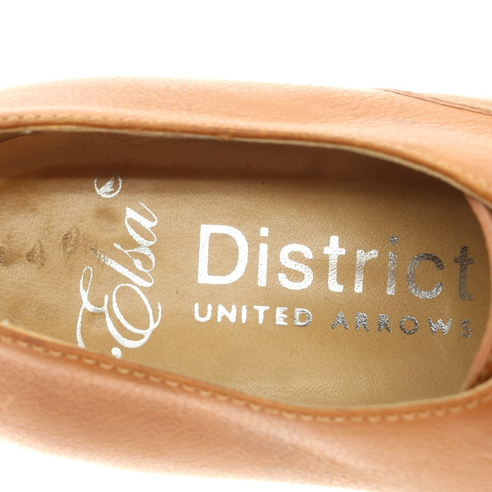 [Used] Elsa United Arrows special order straight tip shoes light brown x pink [40.5] [Condition rank B] [Men&