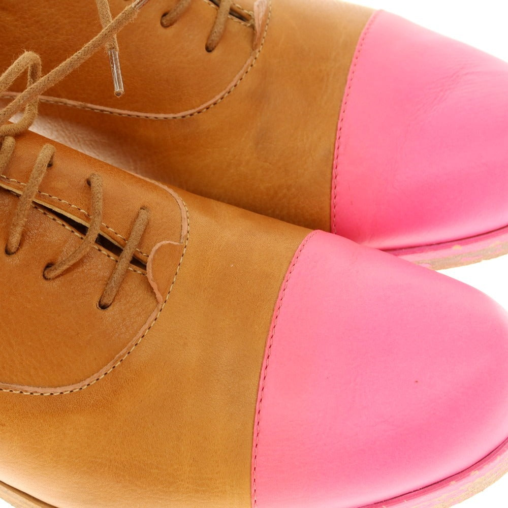 [Used] Elsa United Arrows special order straight tip shoes light brown x pink [40.5] [Condition rank B] [Men&