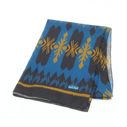 [Used] FIORIO Rayon Silk Stole Navy x Brown [Condition Rank B] [Men&