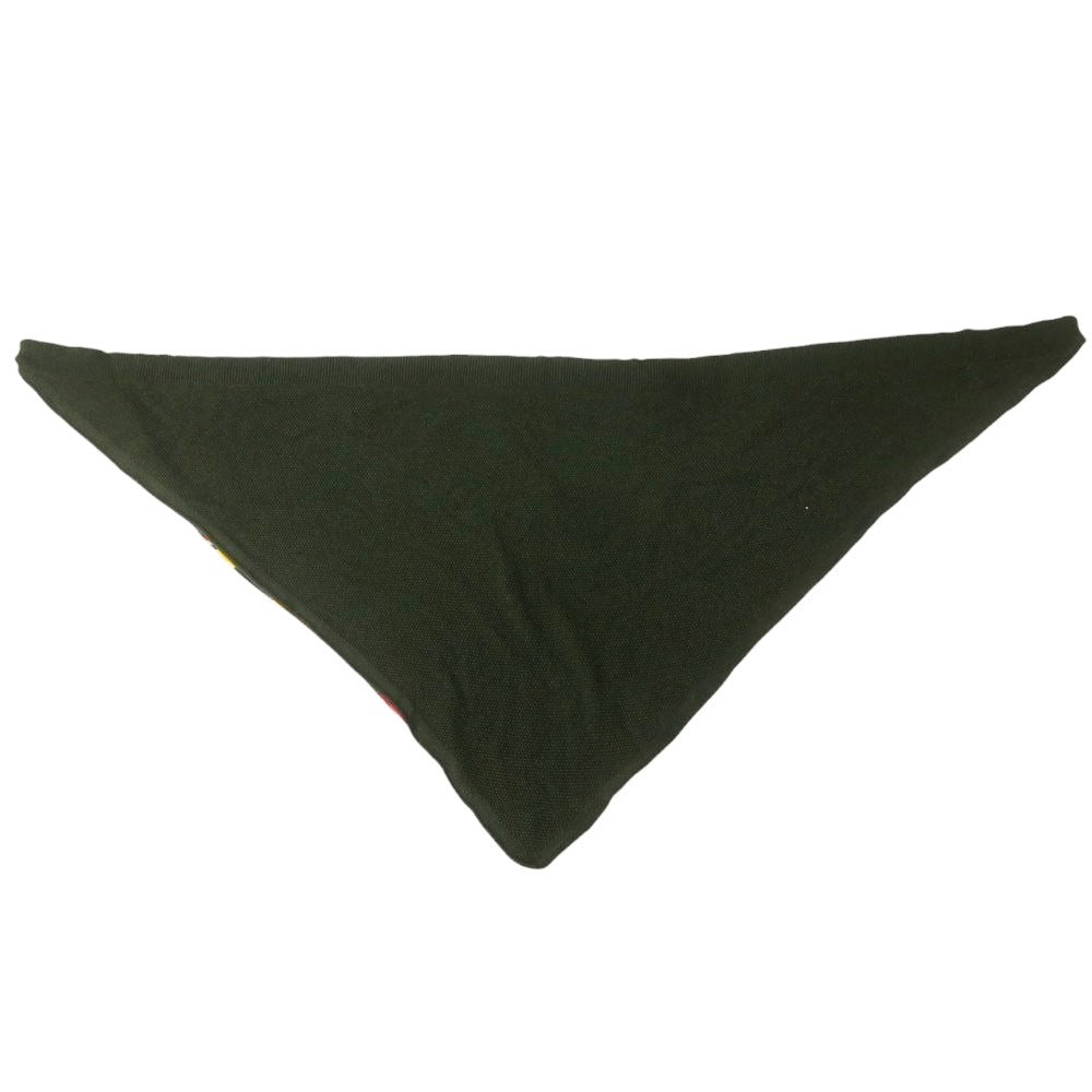 【中古】ピエール ルイ マシア PIERRE LOUIS MASCIA シルク×カシミヤ混ウール ストール レッドxグリーン【 － 】【 状態ランクB 】【 ユニセックス 】