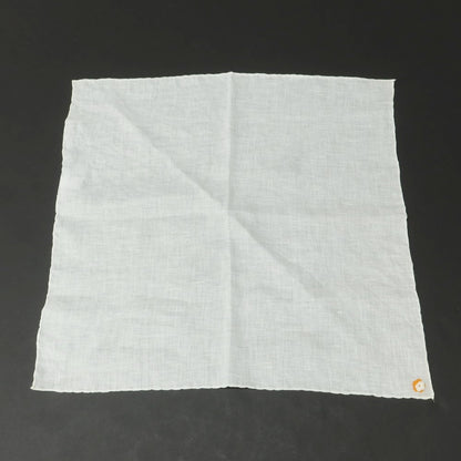 【中古】ジョバンニ イングレーゼ Giovanni Inglese リネン ポケットチーフ ホワイト【 状態ランクC 】【 メンズ 】