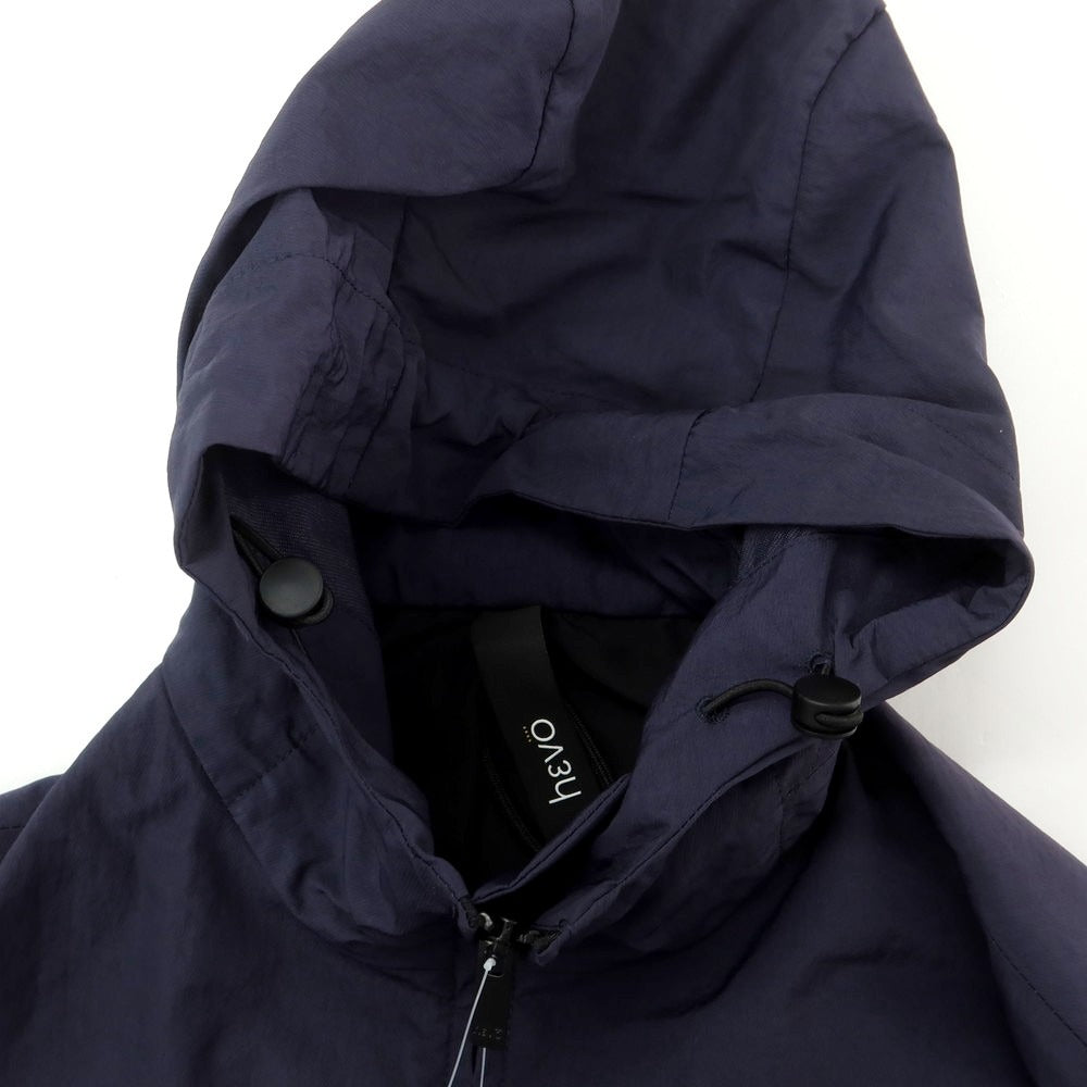 【新品】イーヴォ Hevo ナイロン フーデッドコート ネイビー【サイズ48】【 状態ランクN 】【 メンズ 】[EPD]