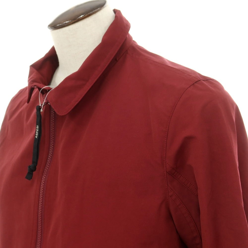 [New Outlet] ASPESI Cotton Polyester Swing Top Blouson Wine Red [L] [Condition Rank N-] [Men&