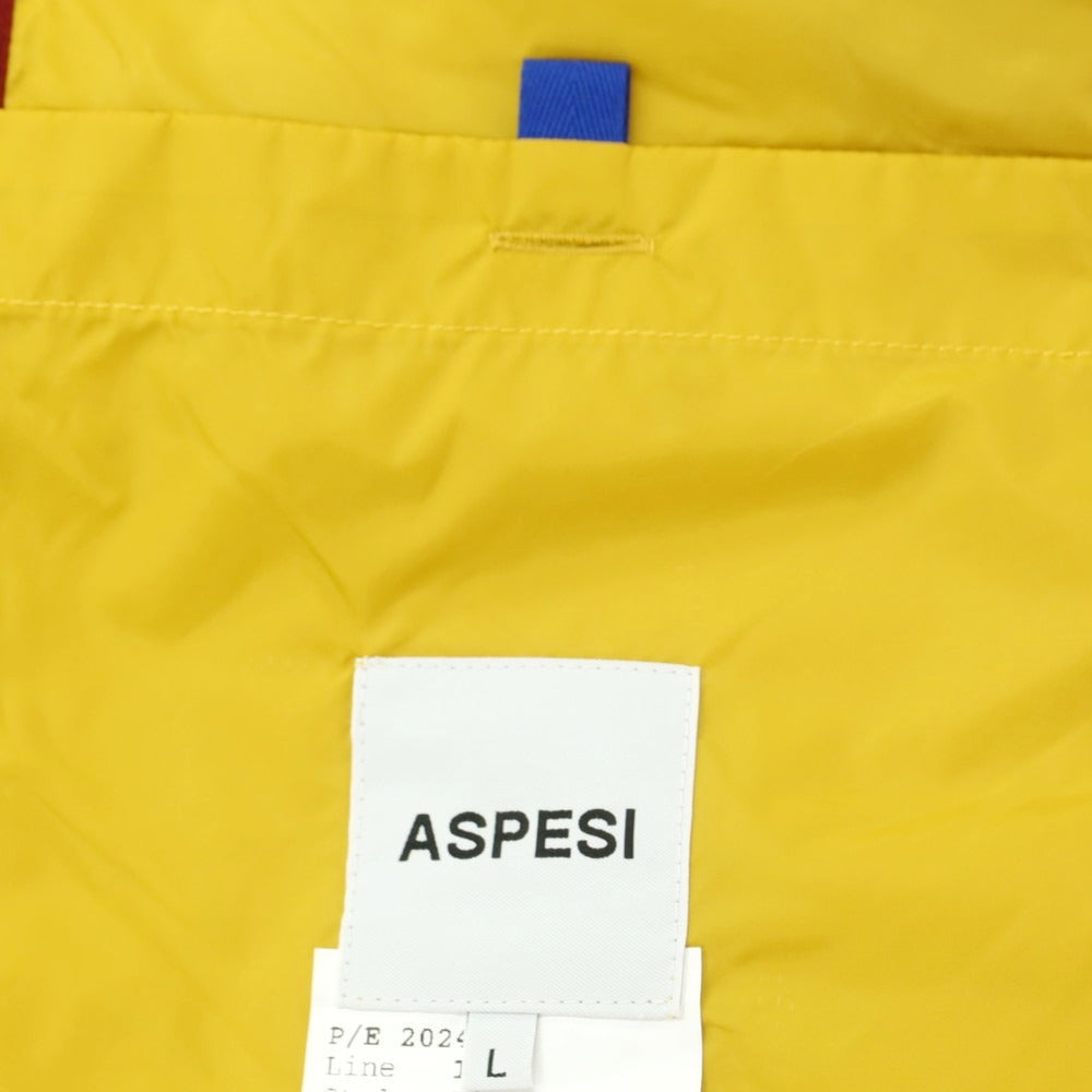 [New Outlet] ASPESI Cotton Polyester Swing Top Blouson Wine Red [L] [Condition Rank N-] [Men&