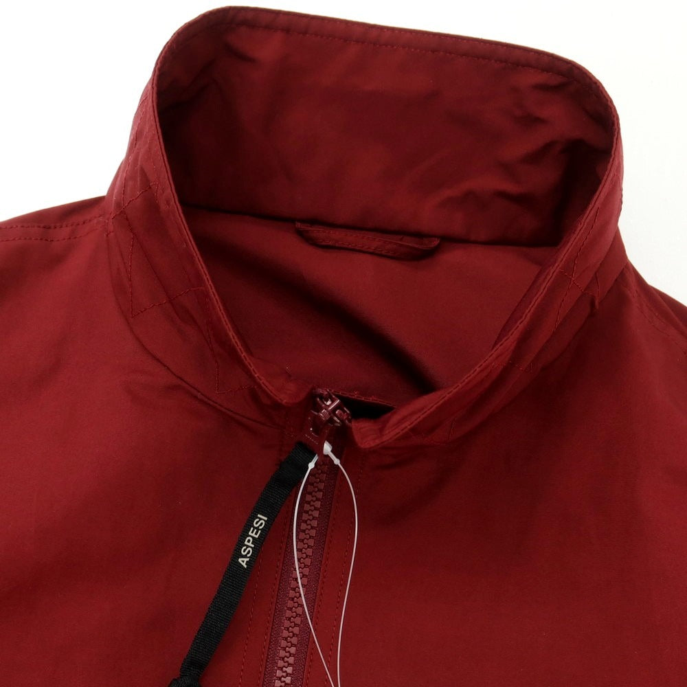 [New Outlet] ASPESI Cotton Polyester Swing Top Blouson Wine Red [L] [Condition Rank N-] [Men&