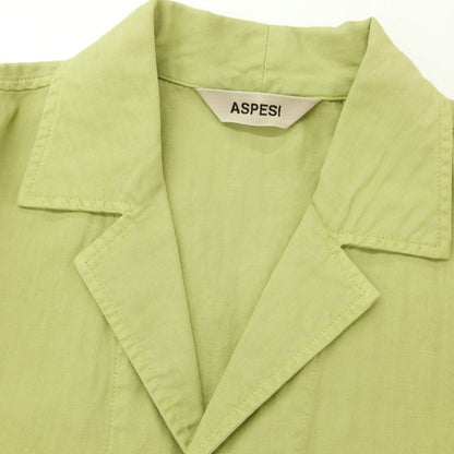 [New] ASPESI Cotton Linen Coverall Jacket Light Green [L] [Condition Rank N] [Men&