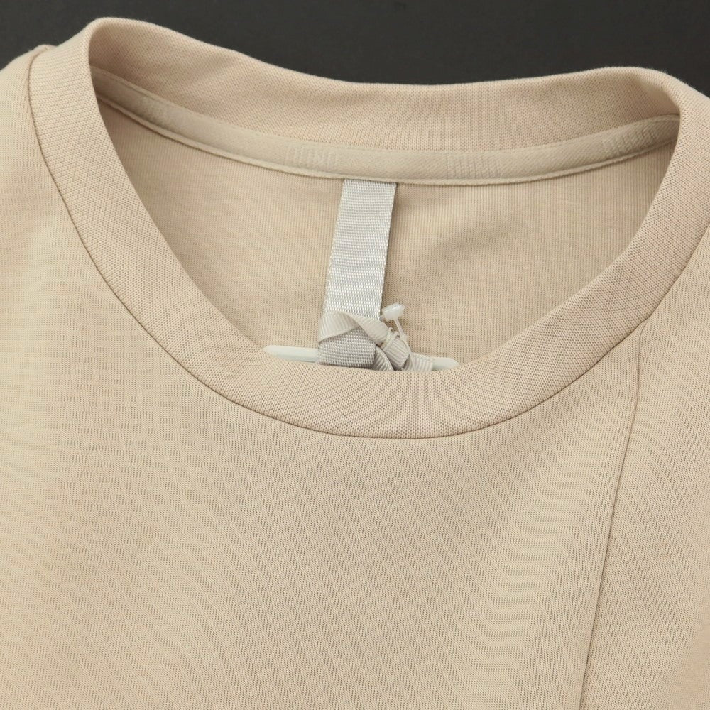【新品アウトレット】デュノ DUNO コットンポリエステル クルーネック 半袖Ｔシャツ ベージュ【 50 】【 状態ランクN- 】【 メンズ 】