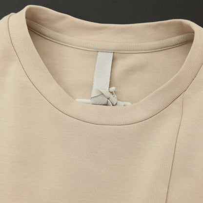 【新品アウトレット】デュノ DUNO コットンポリエステル クルーネック 半袖Ｔシャツ ベージュ【 50 】【 状態ランクN- 】【 メンズ 】