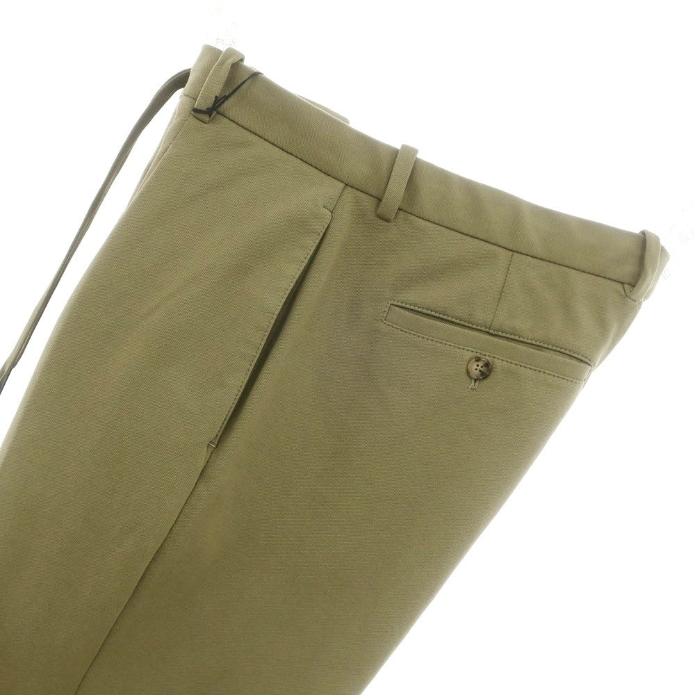 【新品】チルコロ1901 CIRCOLO 1901 ストレッチ コットン イージースラックスパンツ オリーブ【 48 】【 状態ランクN 】【 メンズ 】