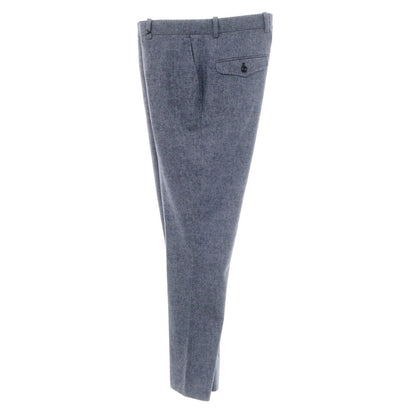 【中古】チルコロ1901 CIRCOLO 1901 コットン ジャージー カジュアルスラックスパンツ ライトネイビーxホワイト【 48 】【 状態ランクC 】【 メンズ 】