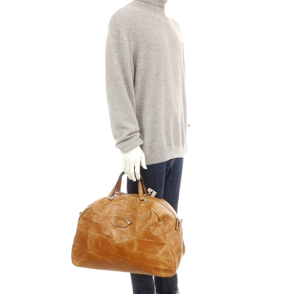 【新品】ダニエルアンドボブ Daniel &amp; Bob ローディーレザー ボストンバッグ ライトブラウン【 状態ランクN 】【 メンズ 】[EPD]