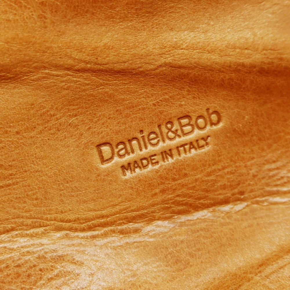 【新品】ダニエルアンドボブ Daniel &amp; Bob ローディーレザー ボストンバッグ ライトブラウン【 状態ランクN 】【 メンズ 】[EPD]