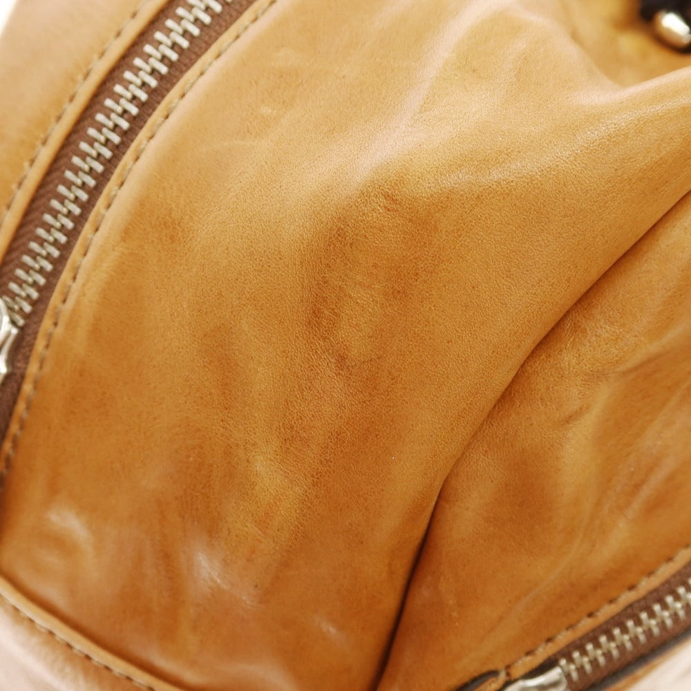 【新品】ダニエルアンドボブ Daniel &amp; Bob ローディーレザー ボストンバッグ ライトブラウン【 状態ランクN 】【 メンズ 】[EPD]