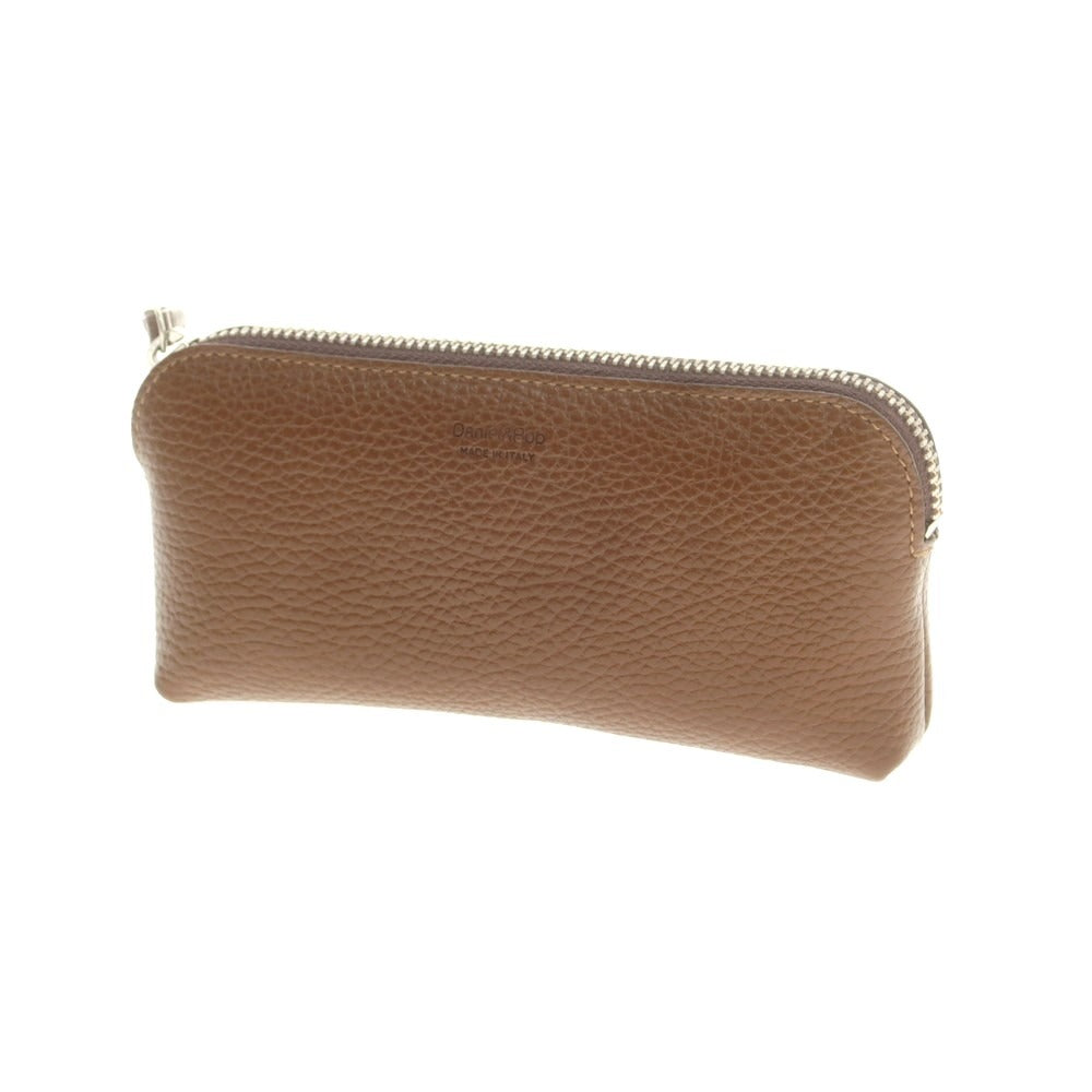 【新品】ダニエルアンドボブ Daniel &amp; Bob シュリンクレザー ペンケース ブラウン【 状態ランクN 】【 メンズ 】
