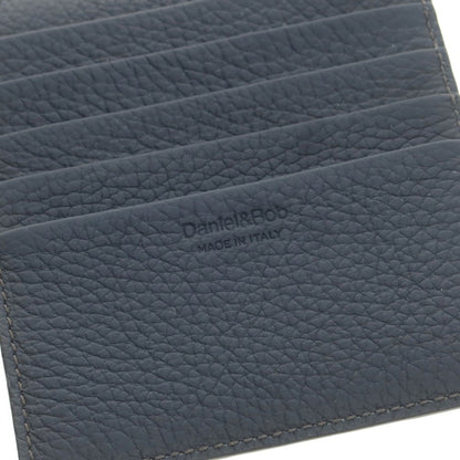 【新品】ダニエルアンドボブ Daniel &amp; Bob シュリンクレザー カードケース ネイビー【 状態ランクN 】【 メンズ 】