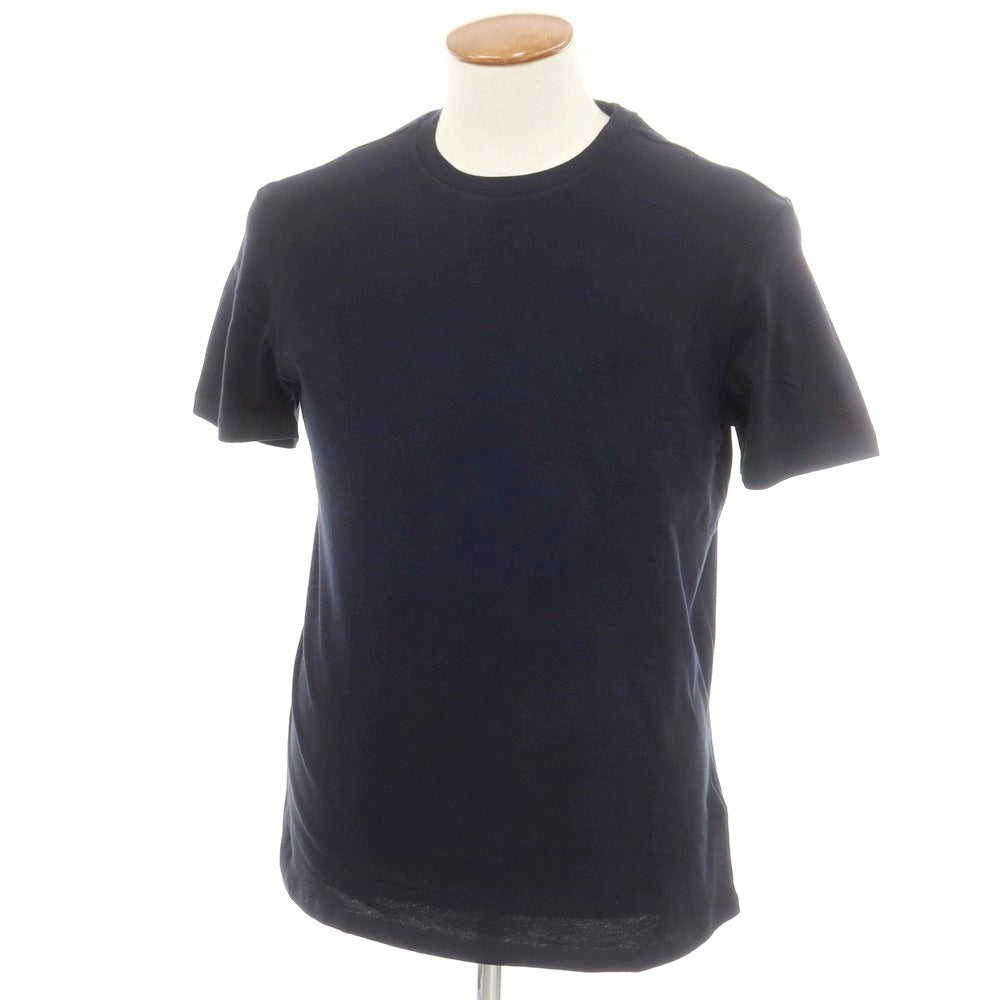 【新品】マジェスティック フィラチュール オム MAJESTIC FILATURES HOMME コットン クルーネック 半袖Ｔシャツ ネイビー【 M 】【 状態ランクN 】【 メンズ 】