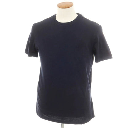 【新品】マジェスティック フィラチュール オム MAJESTIC FILATURES HOMME コットン クルーネック 半袖Ｔシャツ ネイビー【 M 】【 状態ランクN 】【 メンズ 】