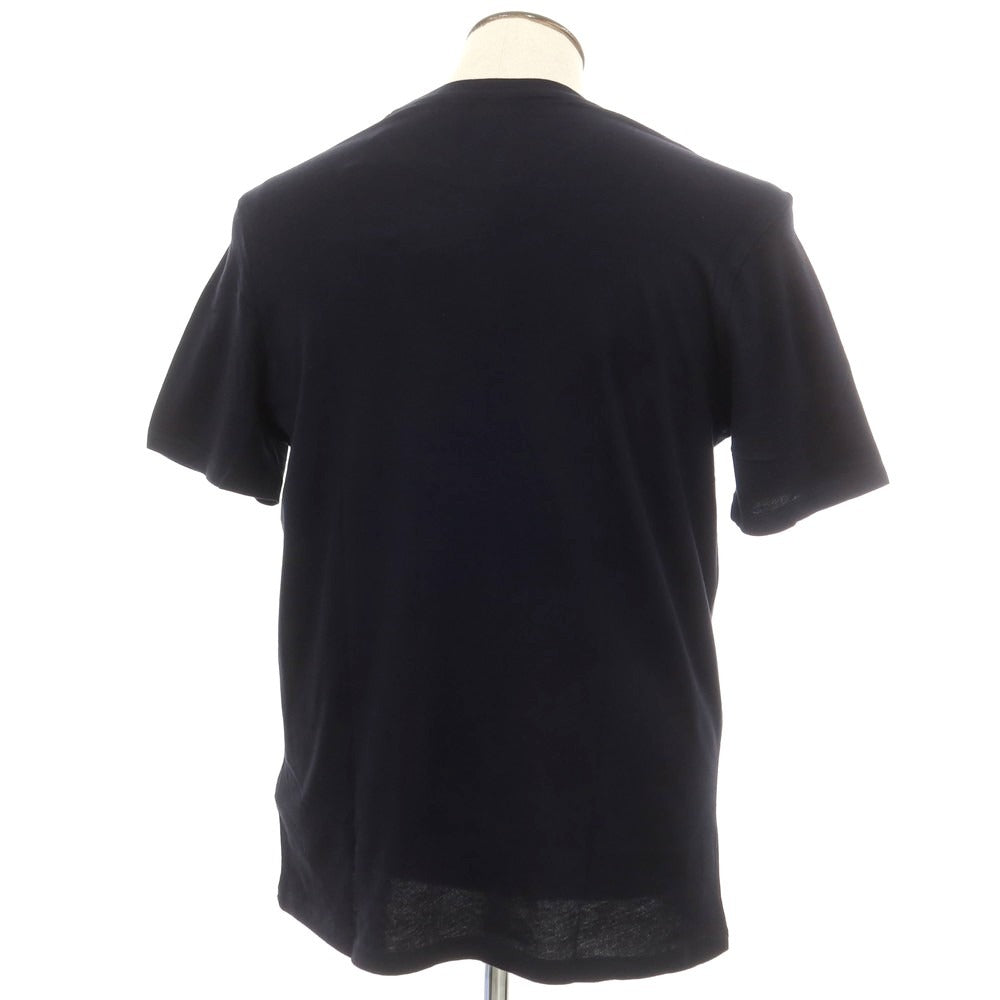 【新品】マジェスティック フィラチュール オム MAJESTIC FILATURES HOMME コットン クルーネック 半袖Ｔシャツ ダークネイビー【 XL 】【 状態ランクN 】【 メンズ 】