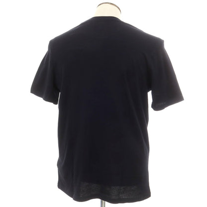 【新品】マジェスティック フィラチュール オム MAJESTIC FILATURES HOMME コットン クルーネック 半袖Ｔシャツ ダークネイビー【 XL 】【 状態ランクN 】【 メンズ 】