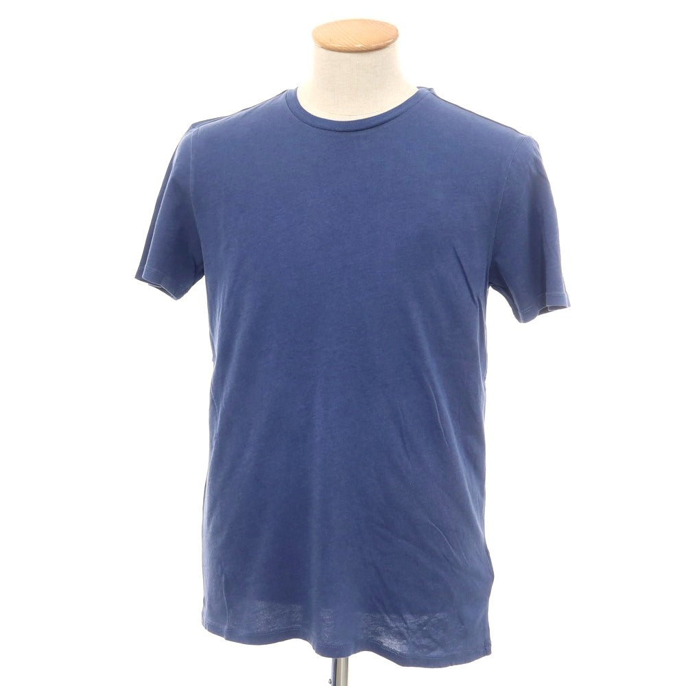 【新品】マジェスティック フィラチュール オム MAJESTIC FILATURES HOMME コットン クルーネック 半袖Ｔシャツ ダークブルー系【サイズS】【 状態ランクN 】【 メンズ 】[EPD]