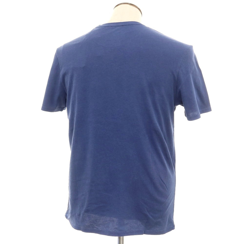 【新品】マジェスティック フィラチュール オム MAJESTIC FILATURES HOMME コットン クルーネック 半袖Ｔシャツ ダークブルー系【 L 】【 状態ランクN 】【 メンズ 】