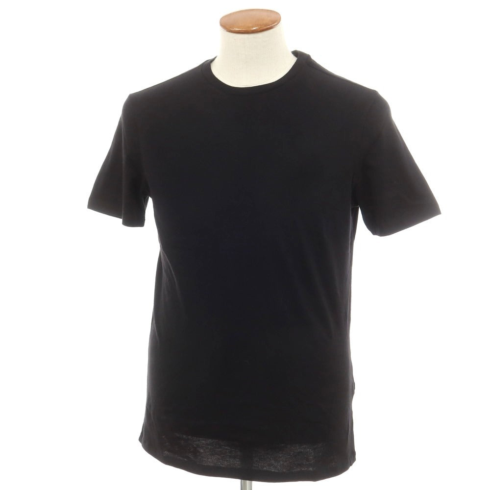 【新品】マジェスティック フィラチュール オム MAJESTIC FILATURES HOMME コットン クルーネック 半袖Ｔシャツ ブラック【 M 】【 状態ランクN 】【 メンズ 】