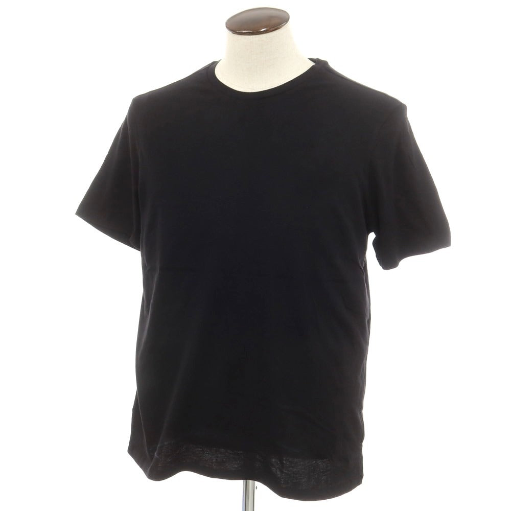 【新品】マジェスティック フィラチュール オム MAJESTIC FILATURES HOMME コットン クルーネック 半袖Ｔシャツ ブラック【 XL 】【 状態ランクN 】【 メンズ 】