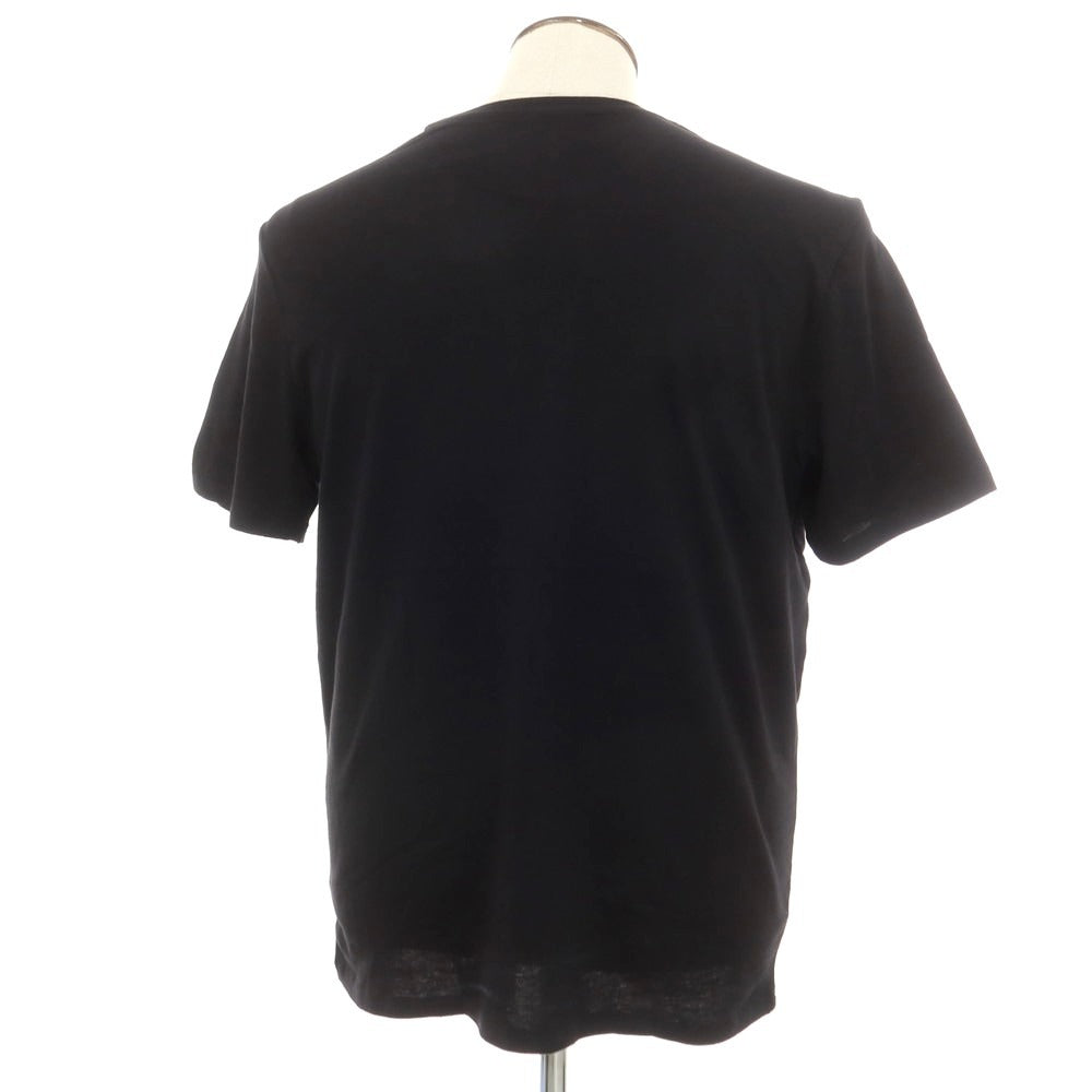 【新品】マジェスティック フィラチュール オム MAJESTIC FILATURES HOMME コットン クルーネック 半袖Ｔシャツ ブラック【 XL 】【 状態ランクN 】【 メンズ 】