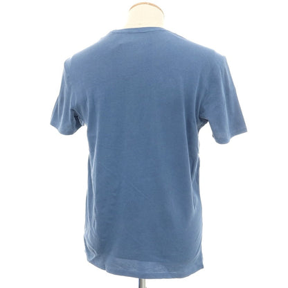 【新品】マジェスティック フィラチュール オム MAJESTIC FILATURES HOMME コットン クルーネック 半袖Ｔシャツ ダルブルー【 S 】【 状態ランクN 】【 メンズ 】