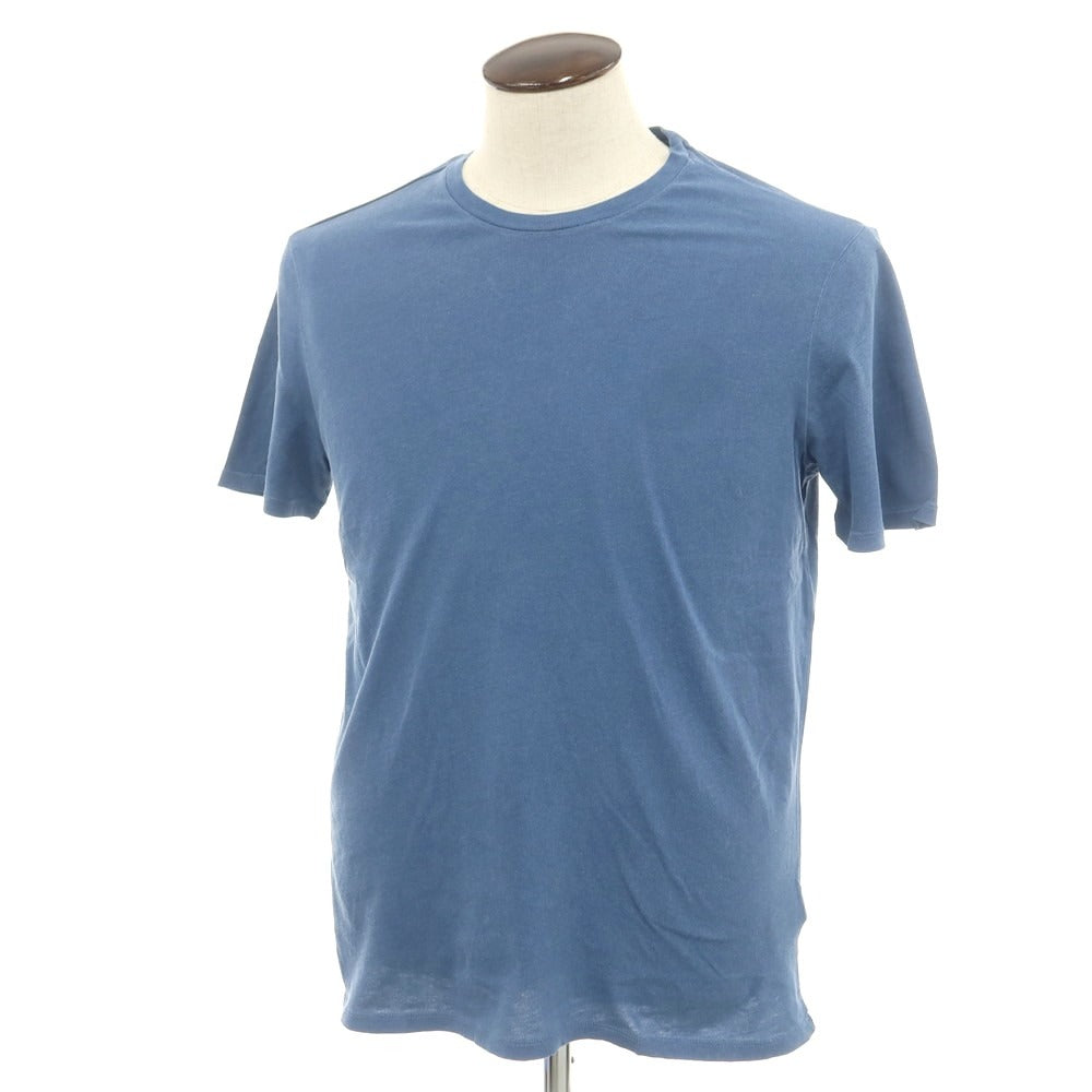 【新品】マジェスティック フィラチュール オム MAJESTIC FILATURES HOMME コットン クルーネック 半袖Ｔシャツ ダルブルー【 L 】【 状態ランクN 】【 メンズ 】
