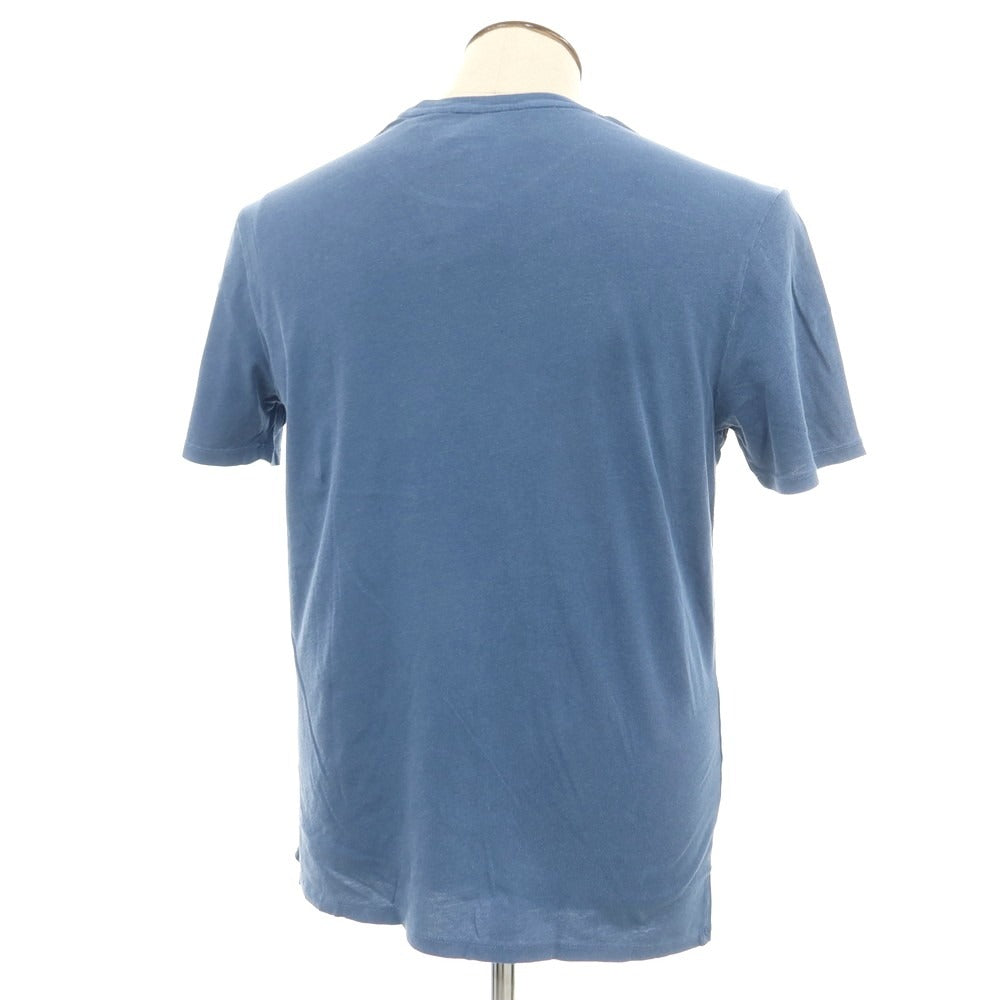 【新品】マジェスティック フィラチュール オム MAJESTIC FILATURES HOMME コットン クルーネック 半袖Ｔシャツ ダルブルー【 L 】【 状態ランクN 】【 メンズ 】