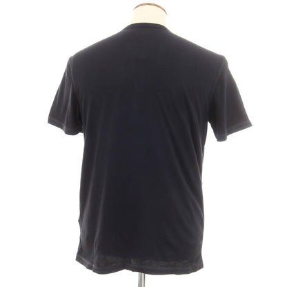 【新品】マジェスティック フィラチュール オム MAJESTIC FILATURES HOMME コットン ヘンリーネック 半袖Ｔシャツ ダークネイビー【 M 】【 状態ランクN 】【 メンズ 】