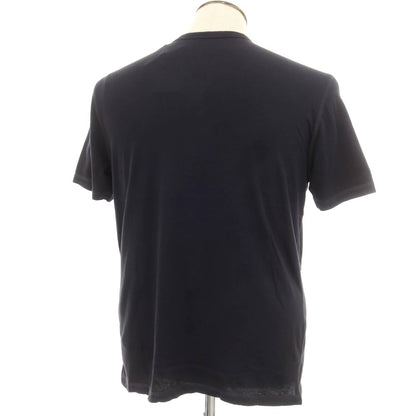 【新品】マジェスティック フィラチュール オム MAJESTIC FILATURES HOMME コットン ヘンリーネック 半袖Ｔシャツ ダークネイビー【 L 】【 状態ランクN 】【 メンズ 】