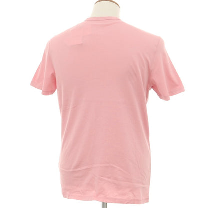 [New] MAJESTIC FILATURES HOMME Cotton Henley Neck Short Sleeve T-Shirt Pink [M] [Condition Rank N] [Men&