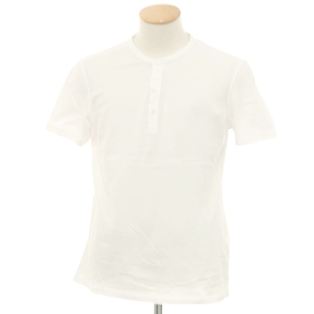 【新品】マジェスティック フィラチュール オム MAJESTIC FILATURES HOMME コットン ヘンリーネック 半袖Ｔシャツ ホワイト【 S 】【 状態ランクN 】【 メンズ 】
