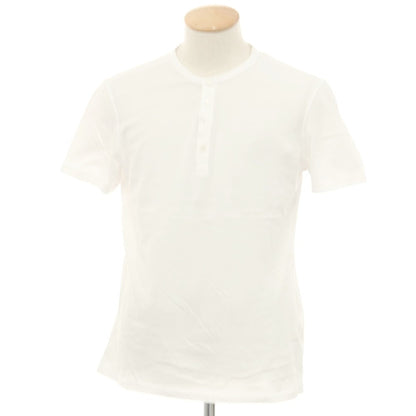 【新品】マジェスティック フィラチュール オム MAJESTIC FILATURES HOMME コットン ヘンリーネック 半袖Ｔシャツ ホワイト【 S 】【 状態ランクN 】【 メンズ 】