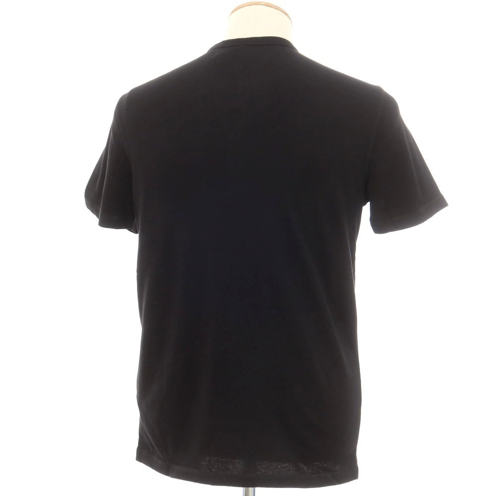 【新品】マジェスティック フィラチュール オム MAJESTIC FILATURES HOMME コットン ヘンリーネック 半袖Ｔシャツ ブラック【 S 】【 状態ランクN 】【 メンズ 】