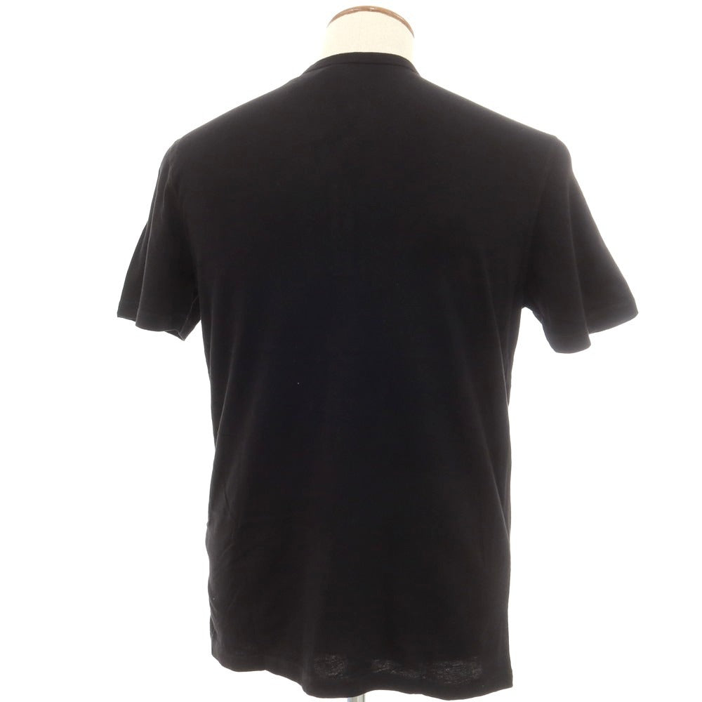 【新品】マジェスティック フィラチュール オム MAJESTIC FILATURES HOMME コットン ヘンリーネック 半袖Ｔシャツ ブラック【 M 】【 状態ランクN 】【 メンズ 】